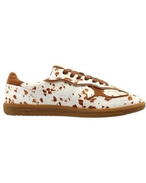 Alohas Low-Top Lace-Up Casual Trainers - Brown