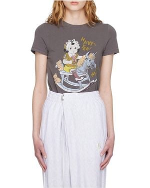 OPEN YY Crew-Neck T-Shirt - Multicolour