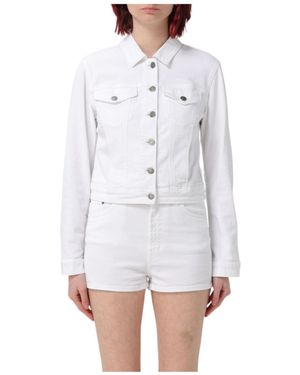 Dondup Garment-Dyed Denim Jacket - White
