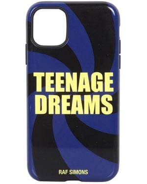 Raf Simons Teenage Dreams Iphone 11 Case - Blue
