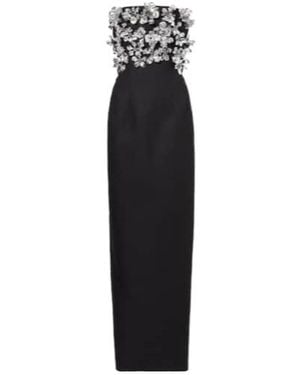 Emilia Wickstead Laelia Floral Embellished Gown - Black