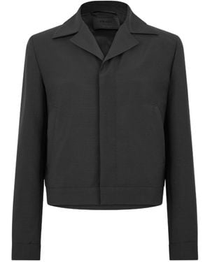 Prada Wool Blend Blazer - Black
