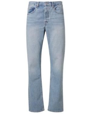 FRAME Mid-Rise Straight Jeans - Blue
