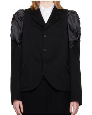 Comme des Garçons Long-Sleeved Suit Jacket - Black