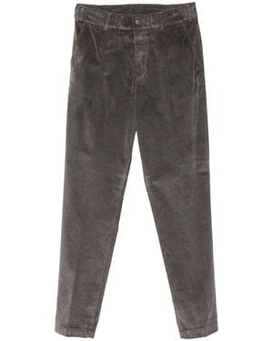 Eleventy Corduroy Pleated Pants - Gray