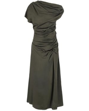 Jonathan Simkhai Asymmetrical Neckline Dress - Green