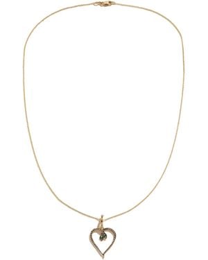 Ileana Makri Emerald Necklace - White