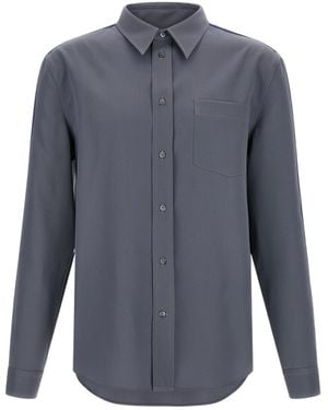 Marni Chest Pocket Long-Sleeved Shirt - Blue