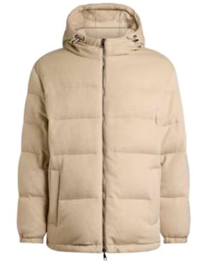 Etro Quilted Hooded Down Jacket - Natural