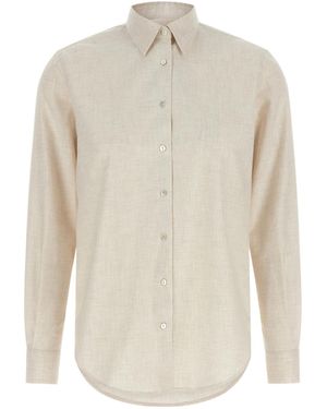 Xacus 'Marta' Flannel Shirt - White
