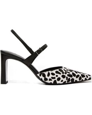 MAX&Co. Open-Toe High-Heeled Sandals - Metallic