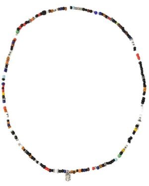Paul Smith Beaded Necklace - Metallic