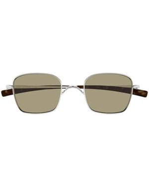 Saint Laurent Sl 949 T Square-Frame Sunglasses - Metallic