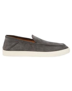 Giorgio Armani Suede Loafers - Grey