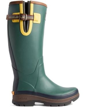 Barbour X Paul Smith Tall Welly Boots - Green