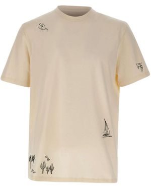 Paul Smith Embroidered Graphic T-Shirt - White