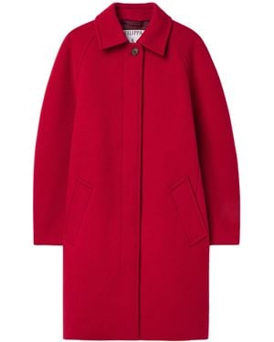 Filippa K Cocoon Raglan-Sleeve Coat - Red
