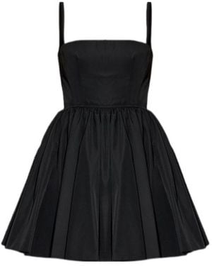 Alaïa Alaïa Pleated Sleeveless Mini Dress - Black