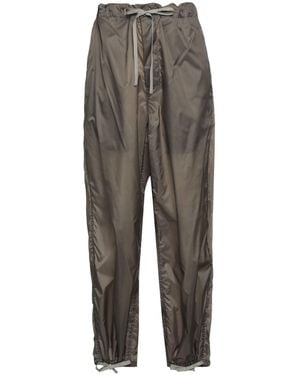 Maison Margiela Solid Color Casual Pants - Gray