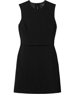 Theory Tiered Mini Dress - Black