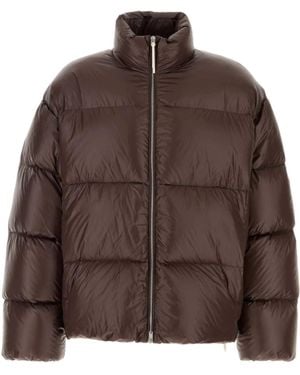 Jil Sander Long-Sleeved Down Jacket - Brown