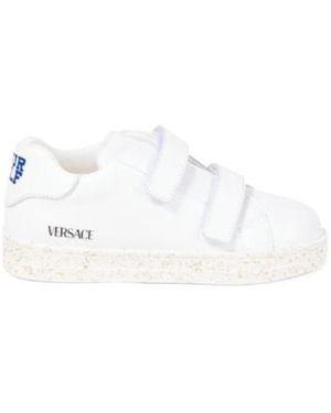 Versace Velcro Sneakers - White