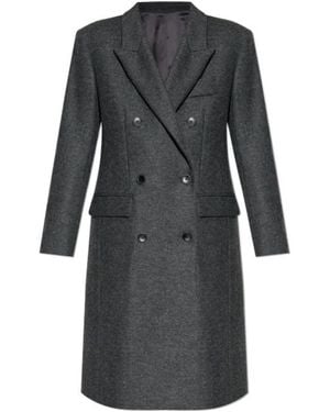 Isabel Marant Irene Double-Breasted Coat - Black