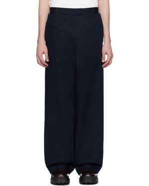 Bottega Veneta Cotton Twill Trousers - Black