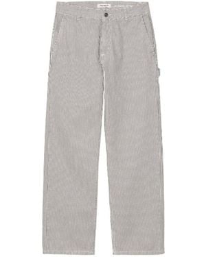 Carhartt Casual Pants With Belt Loops - Gray