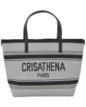 Crisathena Small Handle Shoulder Bag - Metallic