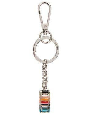 Paul Smith Logo Keychain - White