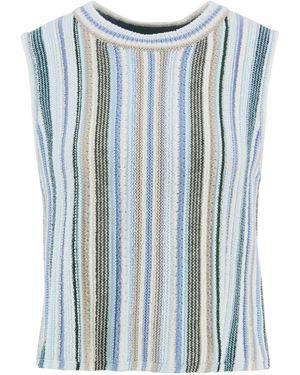 Barbour Knitted Top - Blue