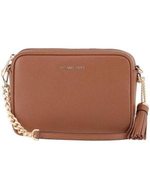 Michael Kors Michael Ginny Zipped Crossbody Bag - Brown