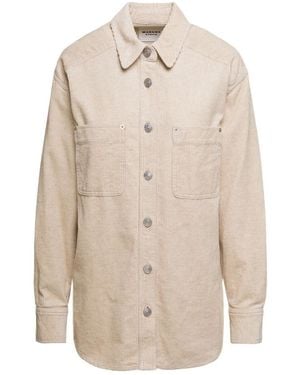 Isabel Marant Isabel Marant Étoile Randal Button-Up Shirt - Natural