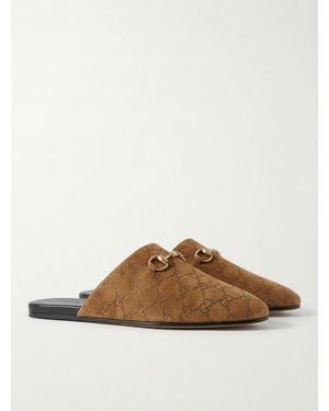 Gucci Horsebit Mules - Brown