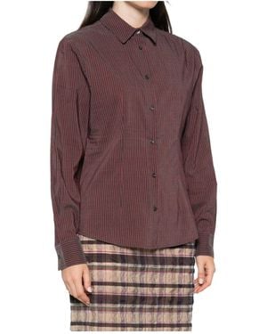 Paloma Wool Long-Sleeved Striped Shirt - Purple