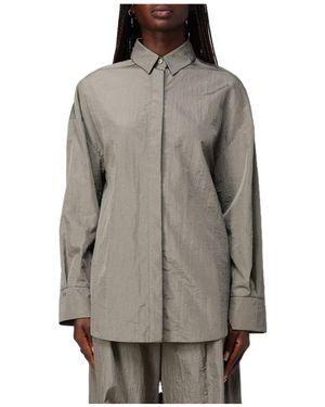 Max Mara Long-Sleeved Shirt - Grey