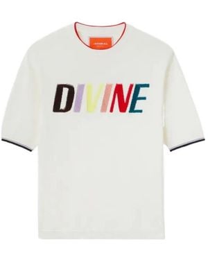 La DoubleJ Divine Embroidered T-Shirt - White