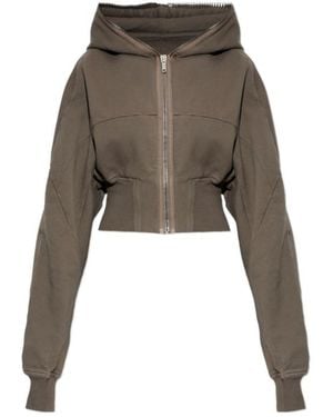 Rick Owens Collage Gimp Hoodie - Green