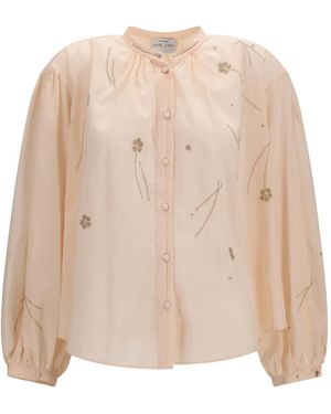 forte_forte Fleurs Dorient Embroidered Shirt - Natural