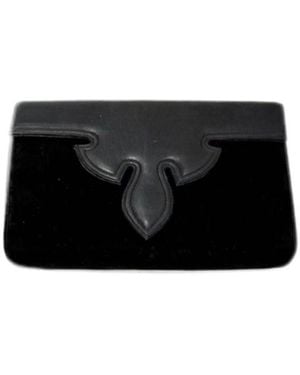 Chrome Hearts Zipper Clutch - Black