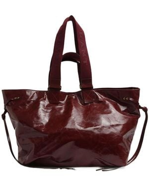 Isabel Marant Leather Tote Bag - Red