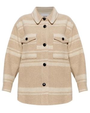 Isabel Marant Long-Sleeve Casual Jacket - Natural