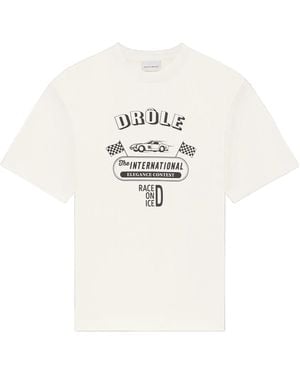 Drole de Monsieur Crew Neck T-Shirt - White
