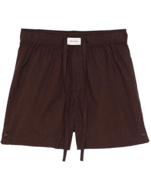 Entire studios Pyjama Drawstring Shorts - Purple