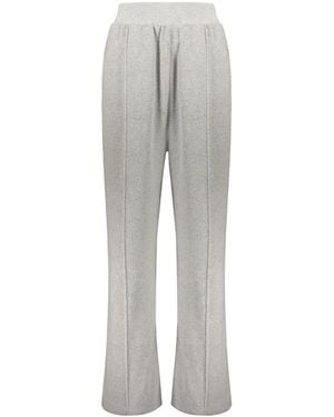 KENZO Elastic-Waist Straight-Leg Trousers - Grey