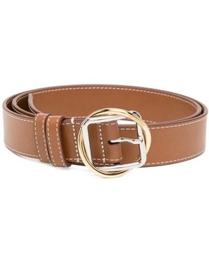 Jacquemus Leather Belt - Brown