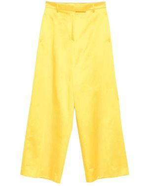 Dries Van Noten Casual Pants With Belt Loops - Yellow