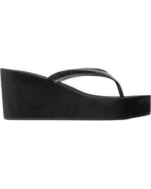 Ancient Greek Sandals Studded Leather Clogs - Black