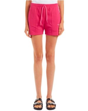 P.A.R.O.S.H. Striped Jersey Shorts - Pink